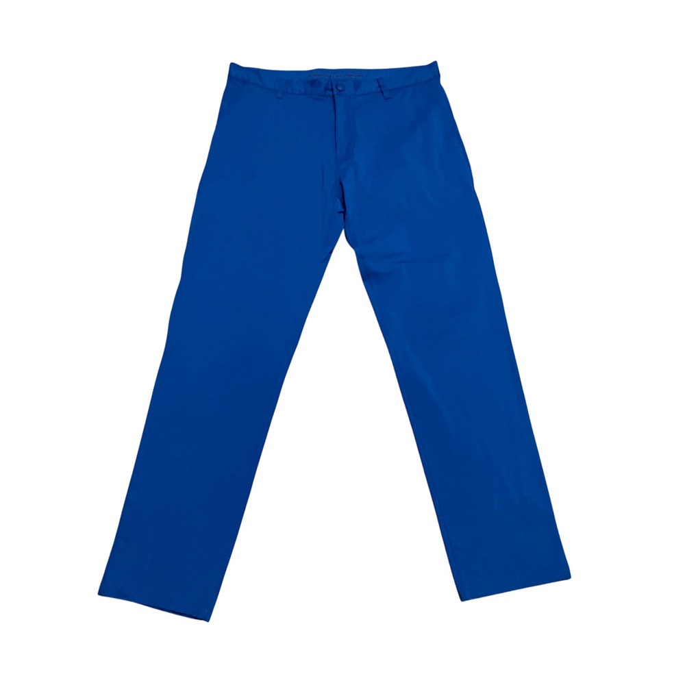 Rhone Commuter Pants Men's 36 x 32 Blue Straight Leg Performance Trousers 100161